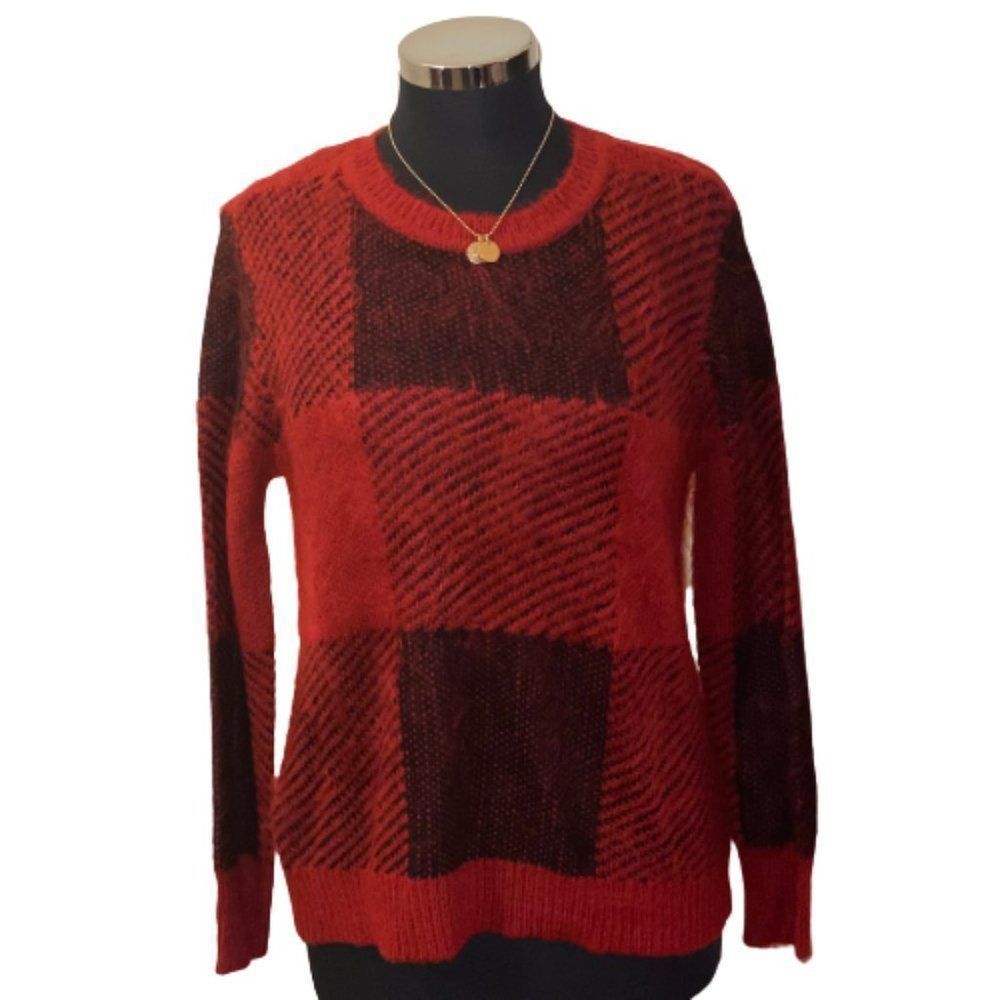 🆕Westbound Red, Black & Charcoal Sweater size PM